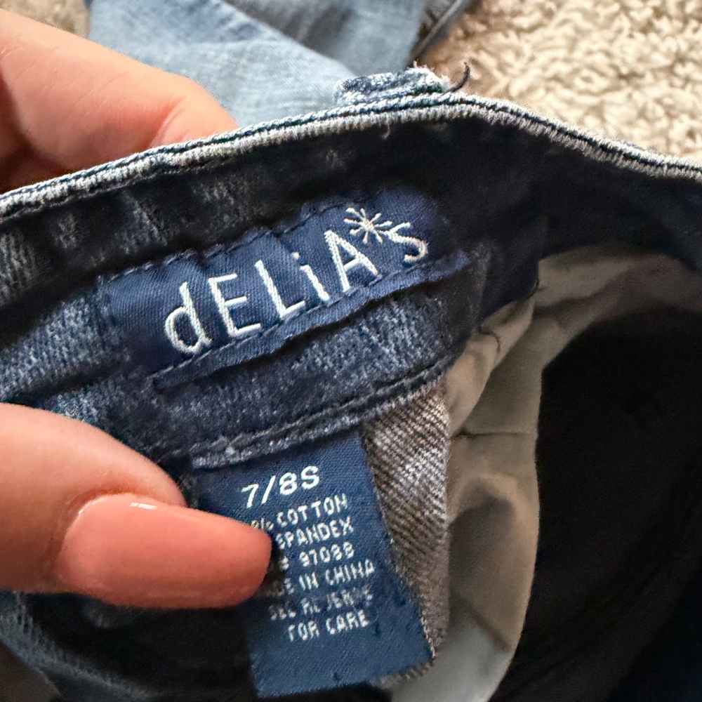 dELiA*s Classic super cute light blue denim pants Blue Boot Cut Jeans your wardr - Picture 6 of 7